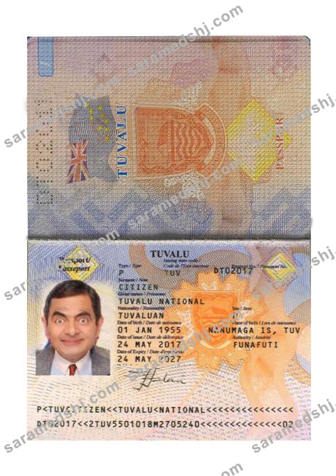 Tuvalu passport